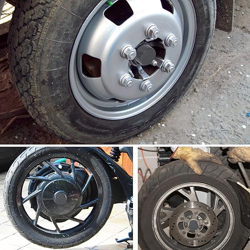 Miniatura 6 de 4 tapas antipolvo para cojinetes, cubierta de barras de 1.98 pulgadas, tapas de goma para reemplazo de cubo de rueda de remolque, protector de