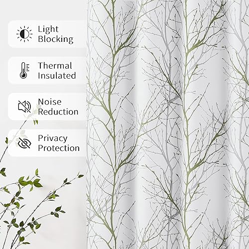 Vista 53 de Fmfunctex. - Cortinas con estampado de ramas. Rama Amarillo