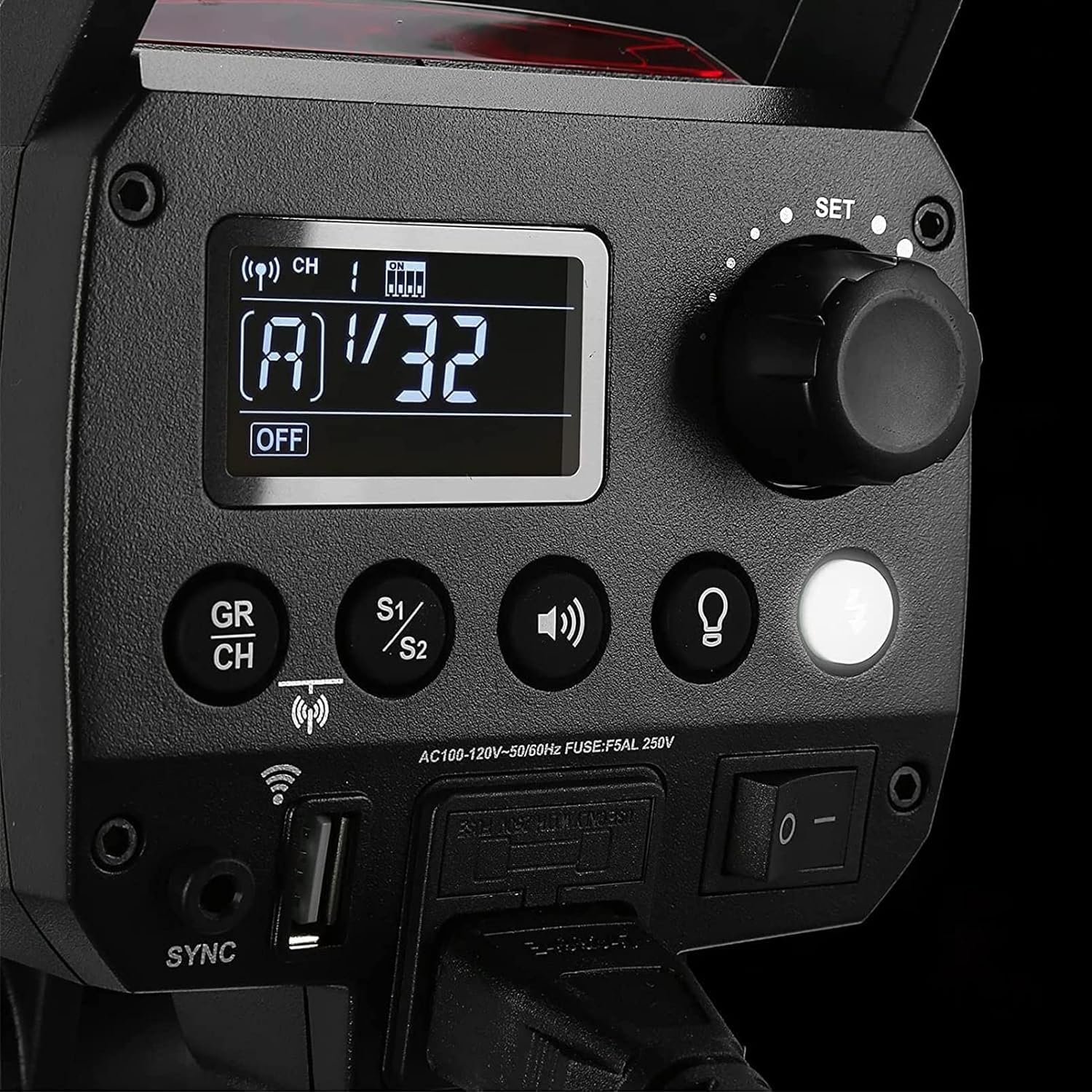 Godox MS200V 200W Studio Flash aggiornato LED lampada di modellazione, GN53,2.4G Wireless X System Strobe Studio Portrait Fotografia Monolight