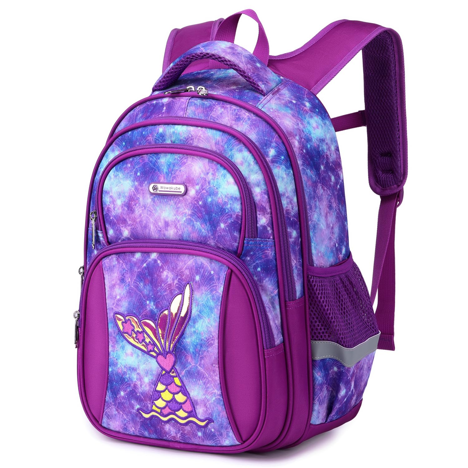 Cusangel Schulrucksack für jungen,kinderrucksäcke mit Brustgurt kinder,Grosse Kapazität Grundschulrucksack,Rucksack,ab der 1-7.Klasse mädchen