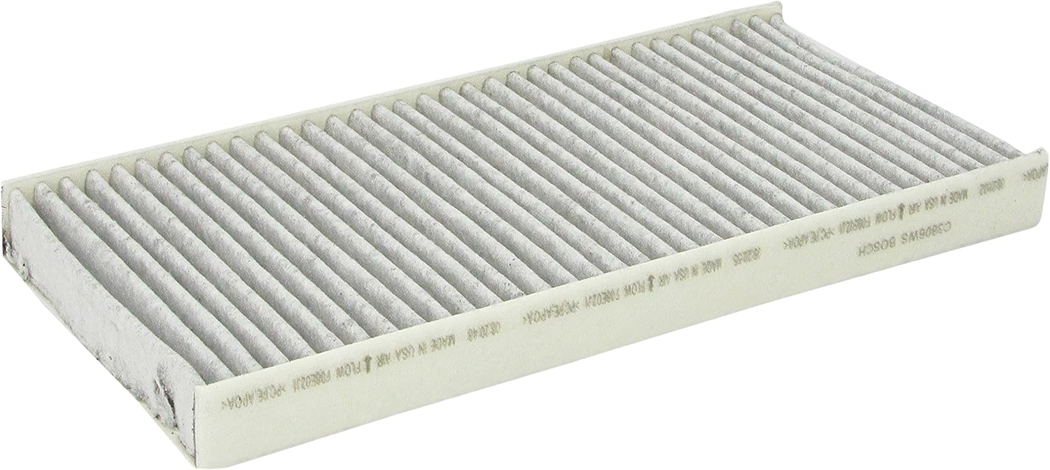 BOSCH C3806WS Activated Charcoal Workshop Cabin Air Filter - Compatible with Select Saab 9-3, 9-3X