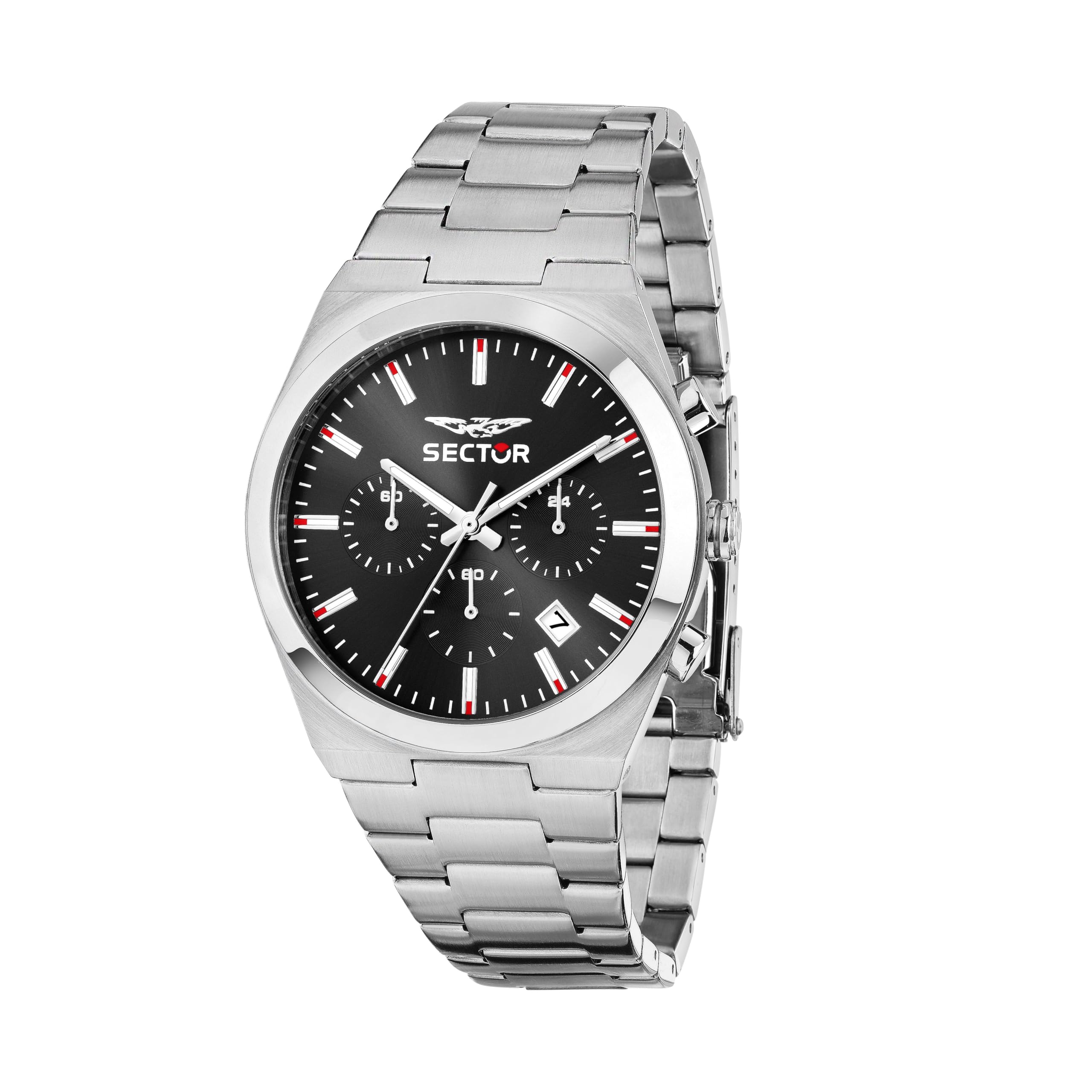 Sector No Limits Orologio Uomo, Cronografo, Analogico, 42 mm, Collezione C300, Idee Regalo Uomo