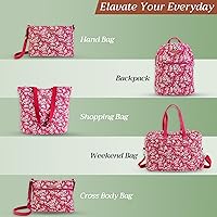 Vista 127 de Maison d' Hermine Bolsa de lona para mujer, bolsa de lona de algodón reutilizable para el hombro, bolsas de comestibles a granel con asa para 01