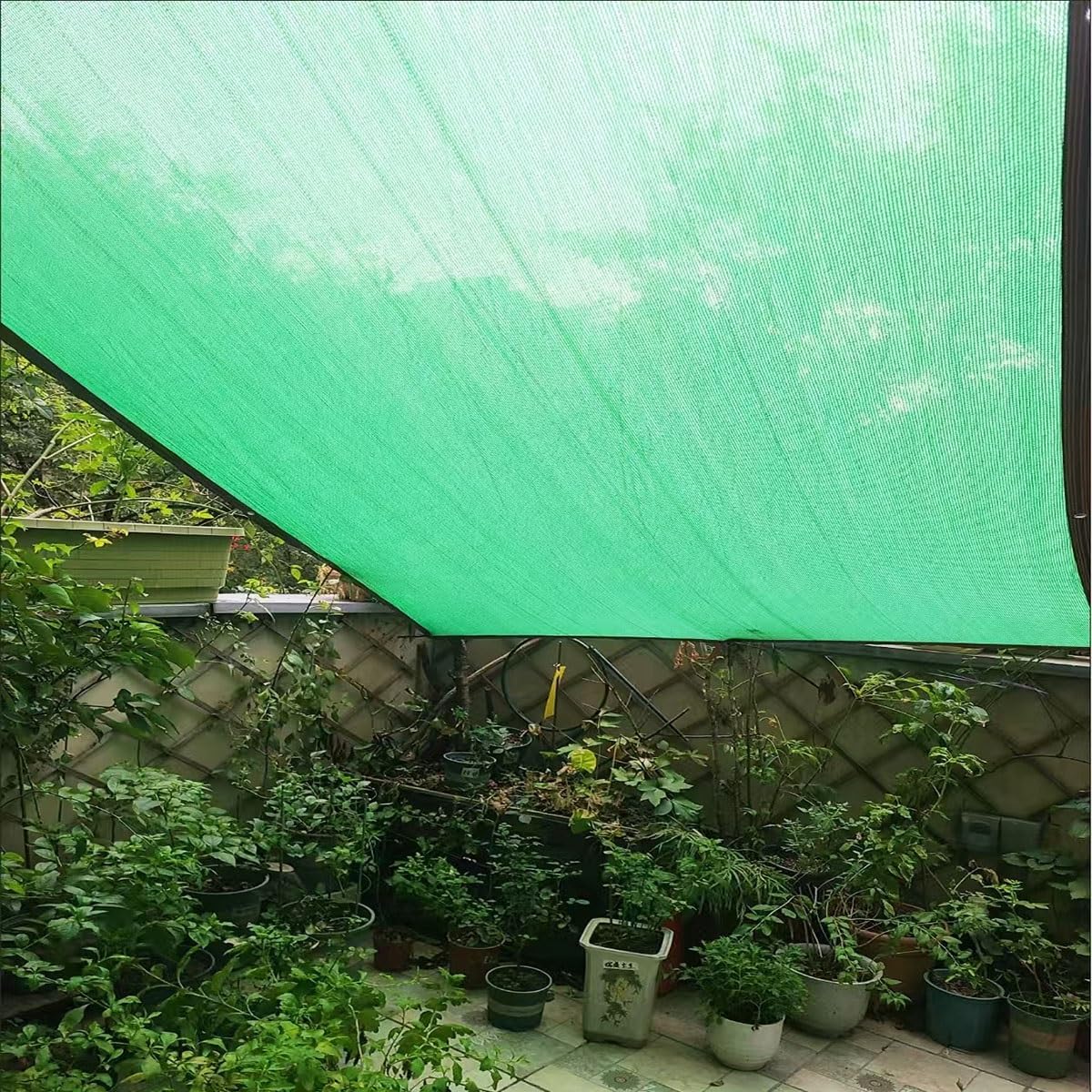 Sonnenblenden Schattennetz 85% UV-Schutz, 8x11m, für Garten, Terrassendach, Gewächshaus, Pflanzenschutz, strapazierfähig mit Ösen, ideale per Pflanzen und Blumen
