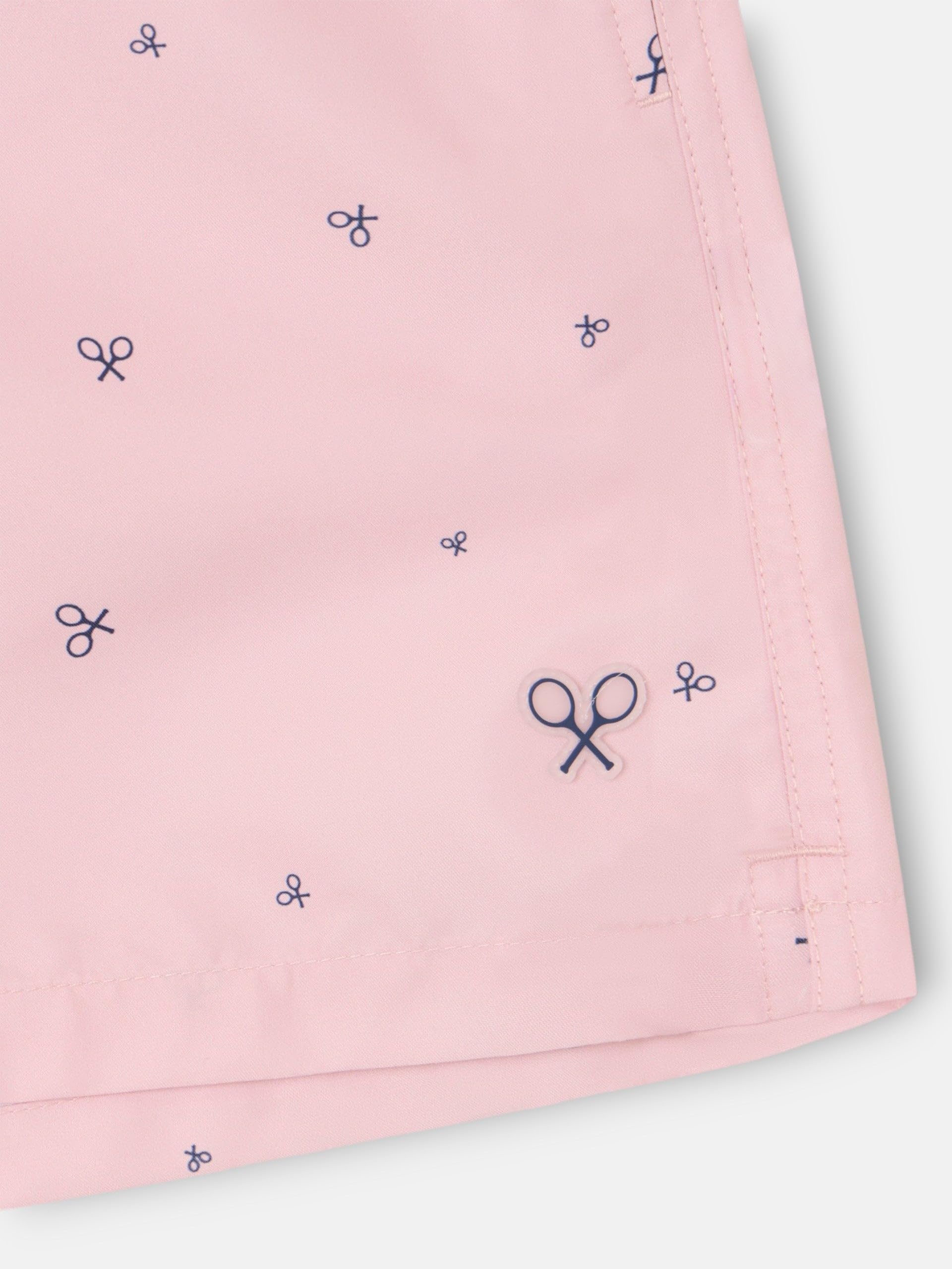 SILBON Bañador Miniraquetas Coral para Hombre Talla S