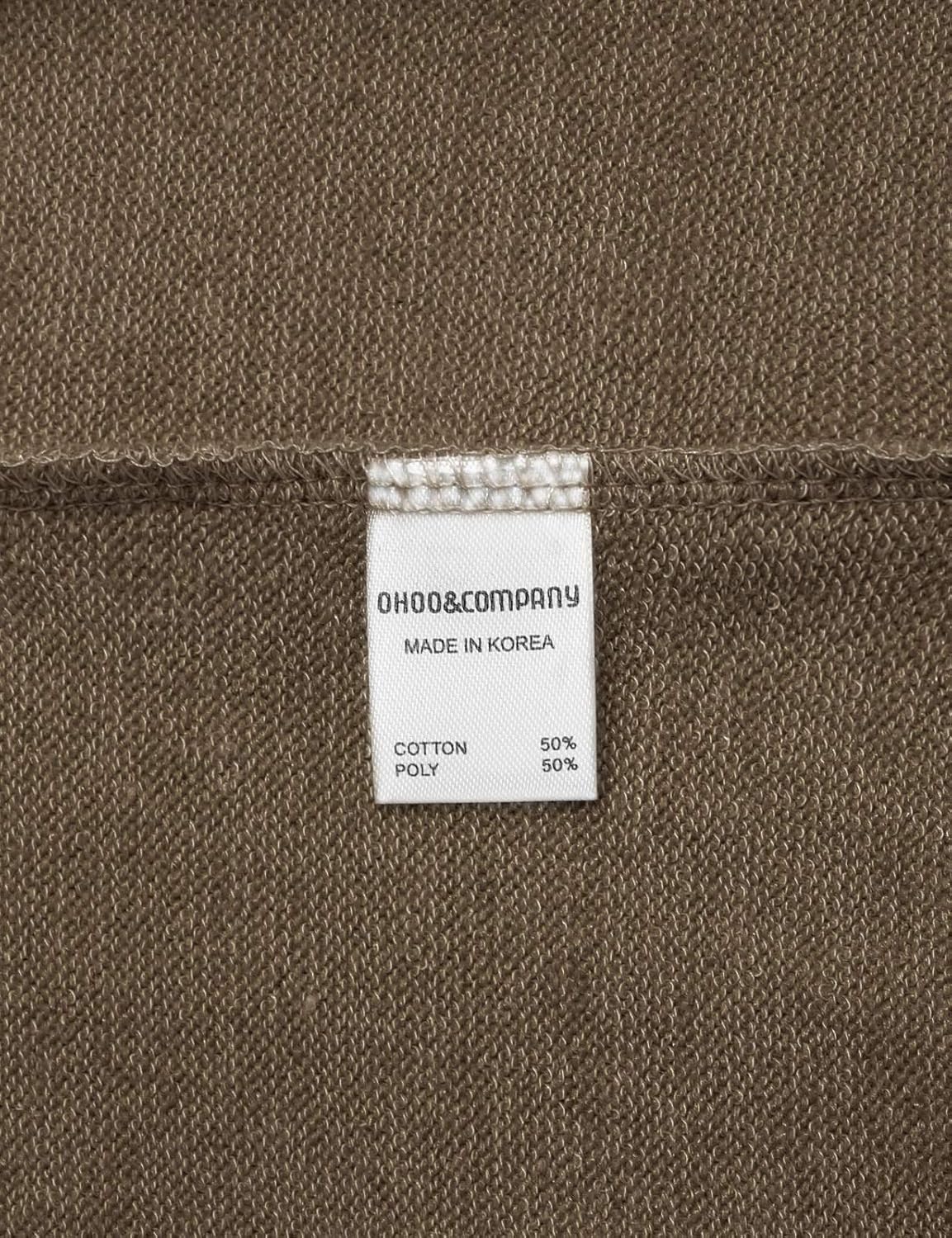 Ohoo Men's Cotton Blended Slim Fit Sweater Vest Knit V-Neck Sleeveless Pullover Sweater