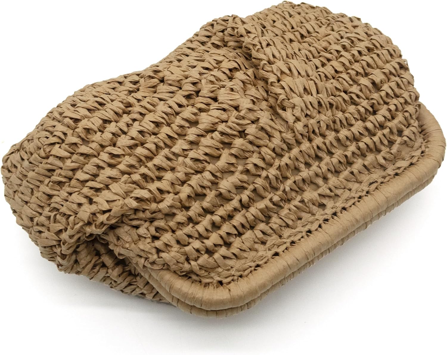 Straw Clutch Purses for Women Woven Purse Dumpling Bag Summer Evening Bag Beach Straw Handbag Wicker Purse