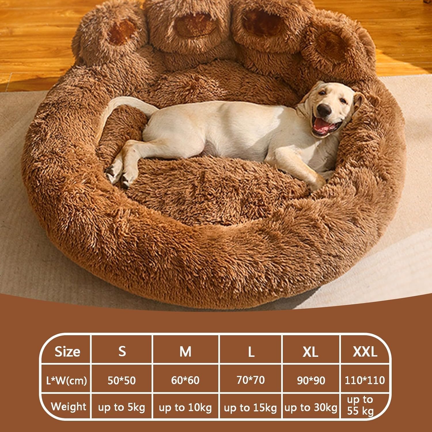 Colchón de perrera – Cojín de piel sintética esponjosa para sofá acogedor para mascotas, ideal para perros y gatos pequeños, medianos y grandes