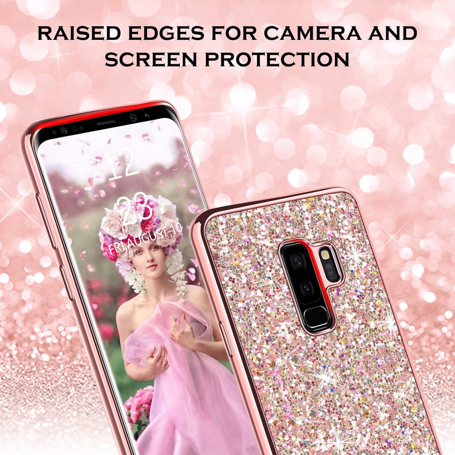 Buy Yinlai Samsung S9 Plus Case Slim Glitter Sparkle Bling Durable Hybrid Bumper Shockproof Hard Pc Cover Anti Slip Full Body Protective Phone Case For Galaxy S9 Plus For Women Girls Rose Gold Pink Online Buy Yinlai Samsung S9 Plus Case Slim Glitter Sparkle Bling Durable Hybrid Bumper Shockproof Hard Pc Cover Anti Slip Full Body Protective Phone Case For Galaxy S9 Plus For Women Girls Rose Gold Pink Online