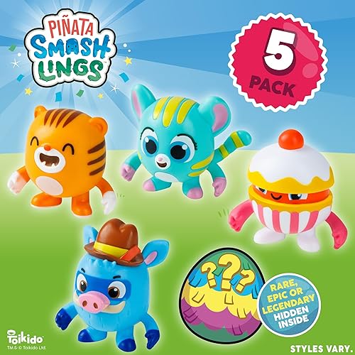 Miniatura 3 de Pinata Smashlings SL2040 Paquete de 5 figuras, Roblox, juguete oficial de Toikido