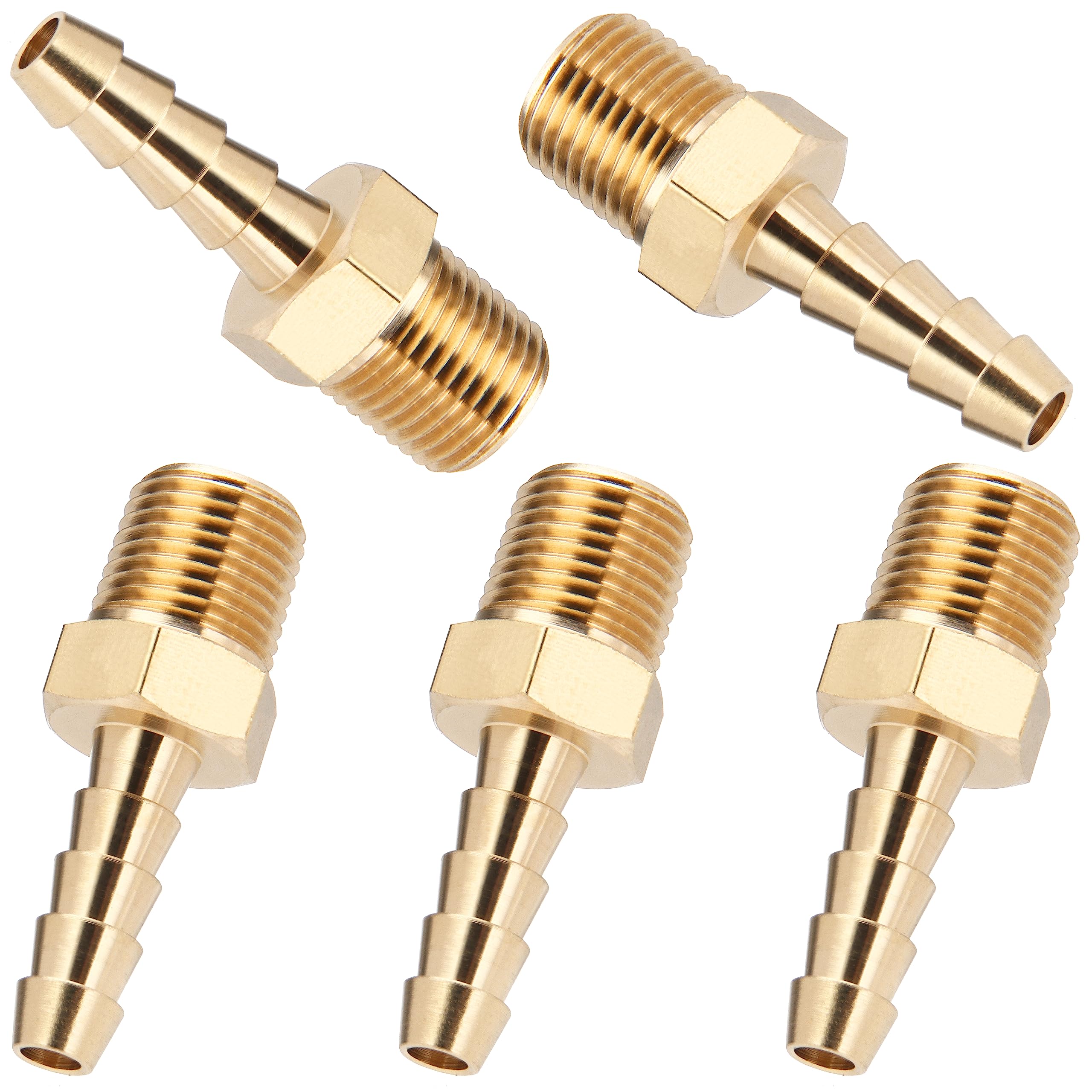 Amazon.co.jp: LTWFITTING ホースニップル ホース継手 おネジ R(PT)1/8