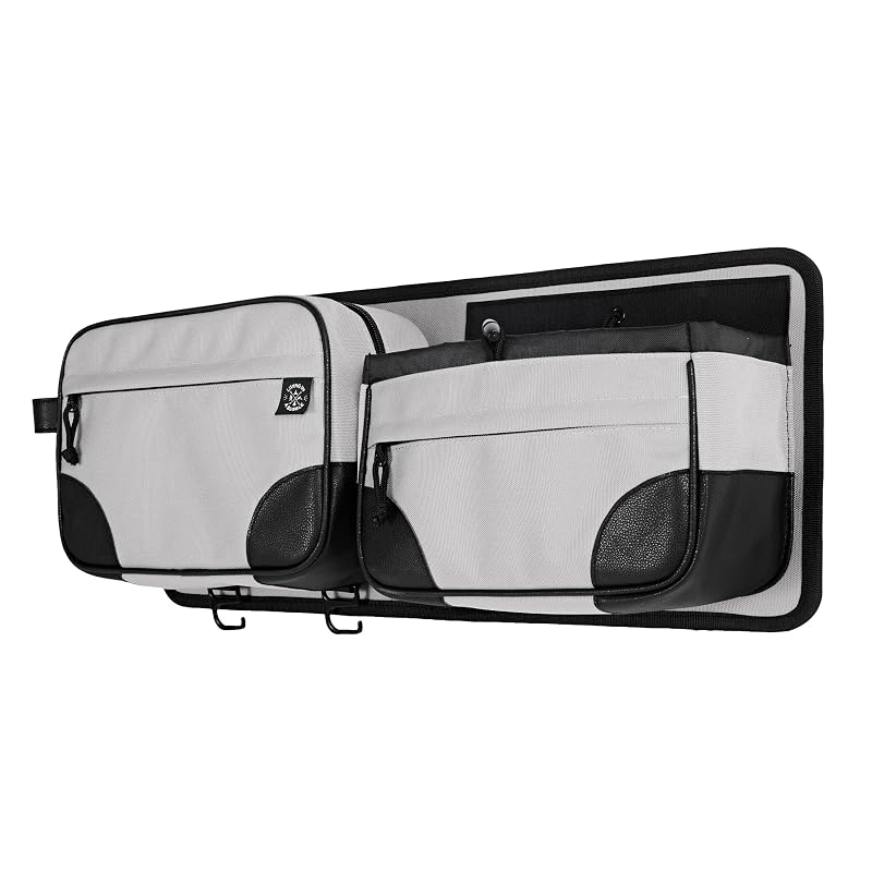 Organizador de parede para trailer, campervan e motorhome Living in a Bubble, cinza floresta
