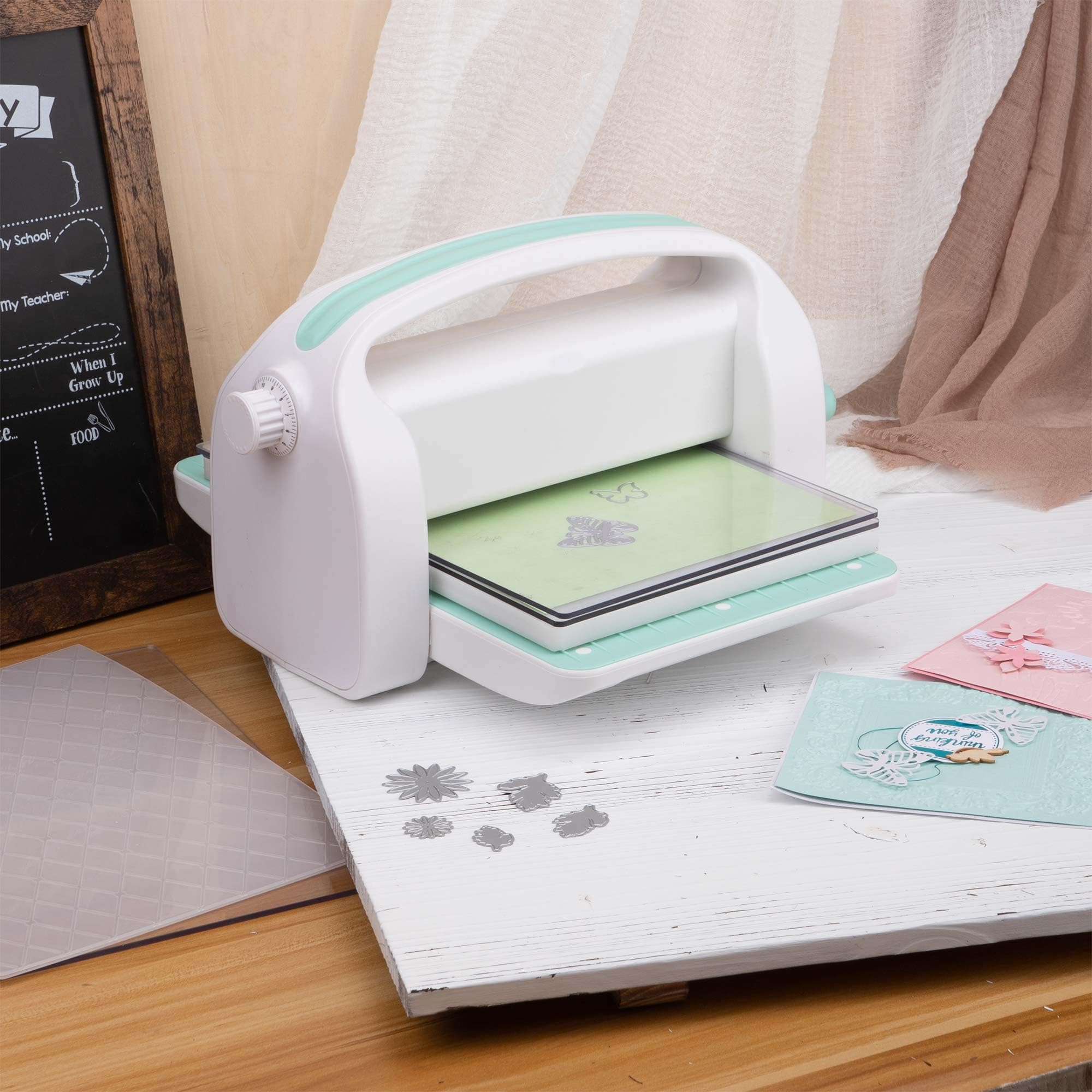 Find Scraplooms Adjustable 9 inch Die Cutting Machine Kit,Embossing Machine for Cardmaking,Scrapbooking (9 inch Adjustable)