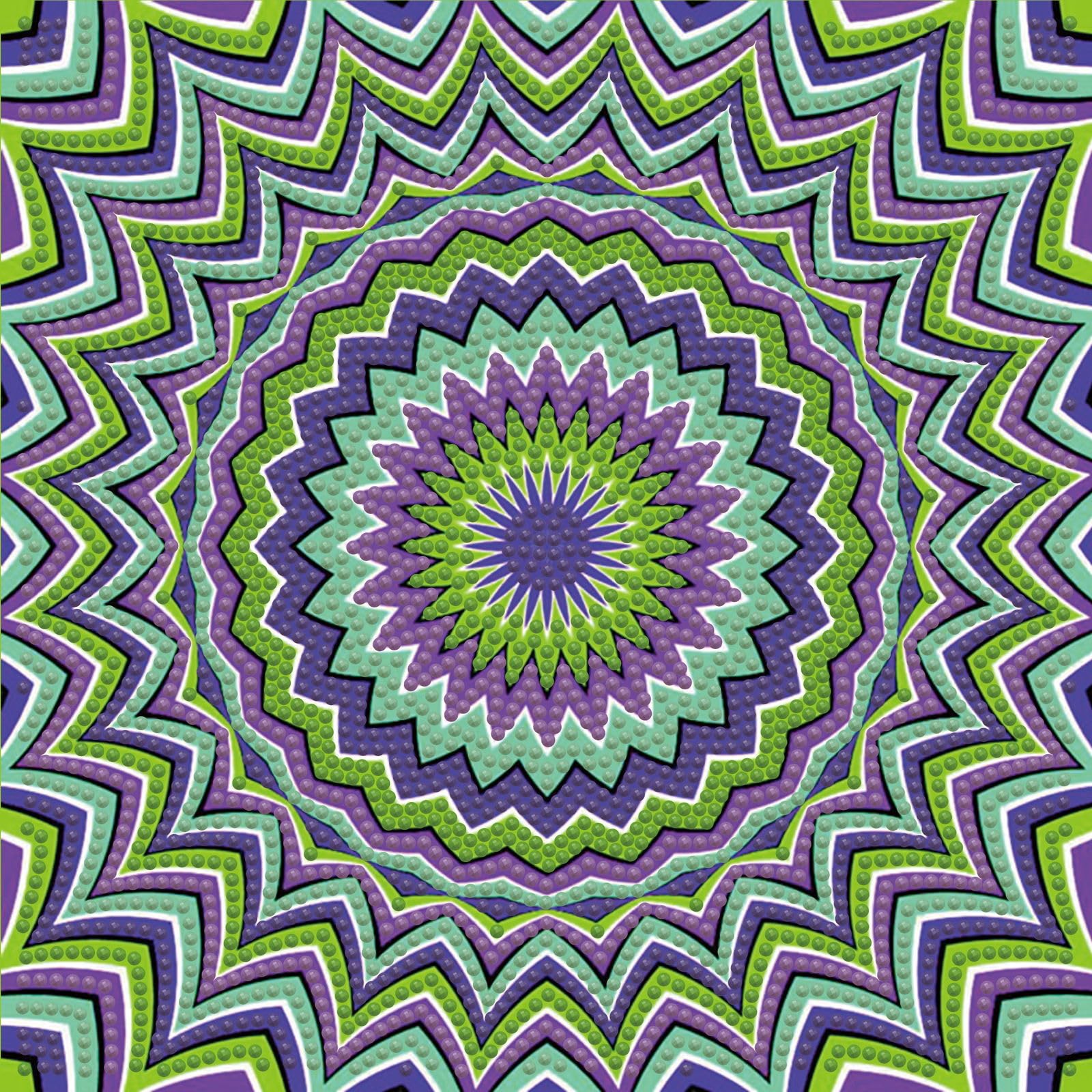 DIAMOND DOTZ Optical Illusion Pattern Diamond Painting for Adults with Gems