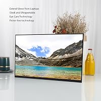 Jectse 18" Érintőképernyős Hordozható Monitor 2.5K IPS 2560x1600 Felbontással - Type-C HDMI Csatlakozás, HDR Szemkímélő Kijelző Laptophoz, X 2