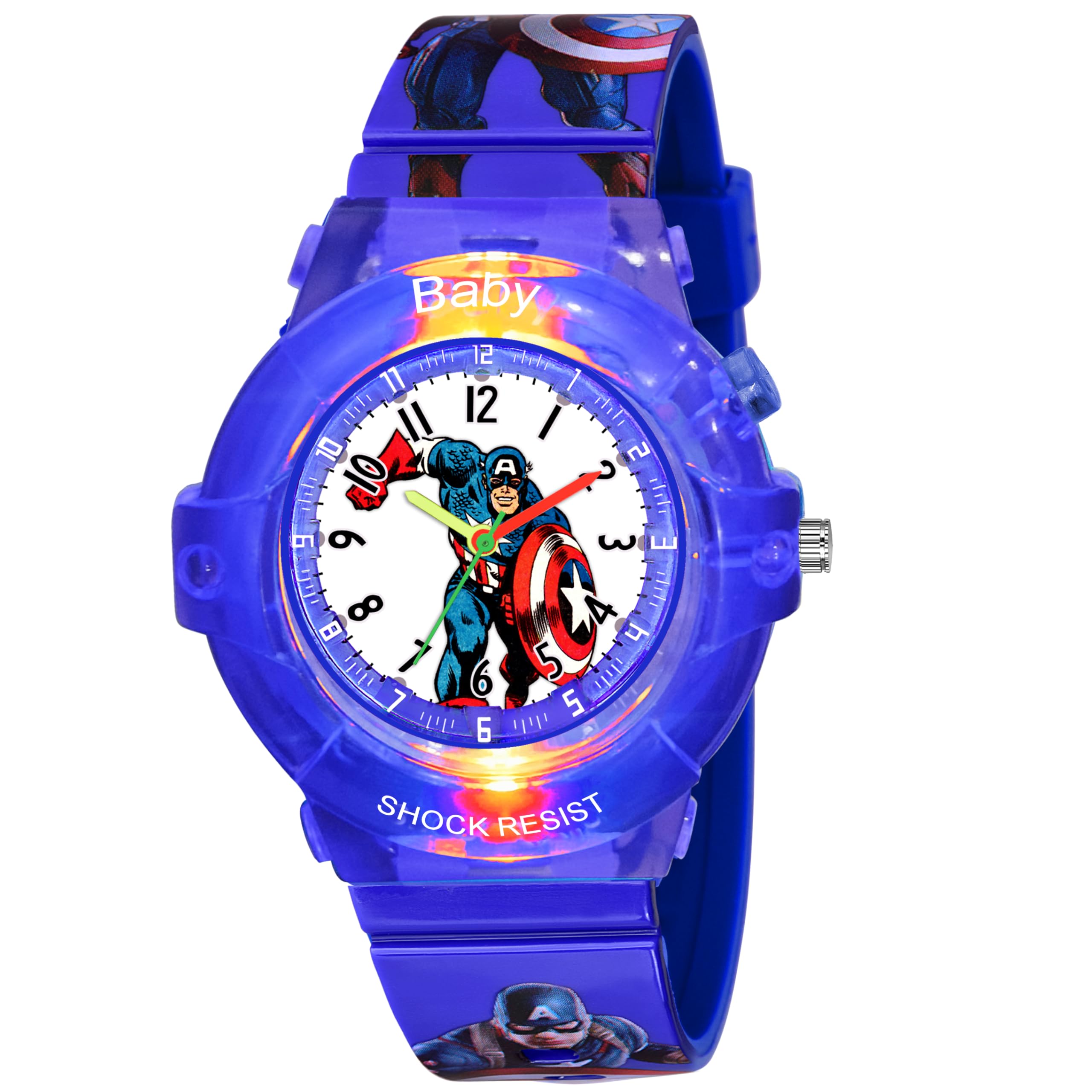 See full amazon price history chart for ON TIME OCTUS Kids Analouge Multi-Color Light Cute Cartoon Character Boys Watch (Multicolour Dial & Multi-Colored Strap) (Blue Captain) ON TIME OCTUS Kids Analouge Multi-Color Light Cute Cartoon Character Boys Watch (Multicolour Dial & Multi-Colored Strap) (Blue Captain) (B0DCG71ZXQ) Amazon Price History, Amazon Price Tracker