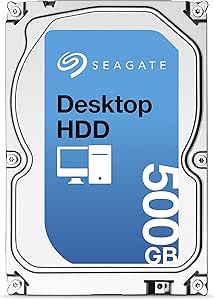 (Old Model) Seagate 500GB Desktop HDD Sata 6Gb/s 16MB Cache 3.5-Inch Internal Bare Drive (ST500DM002)