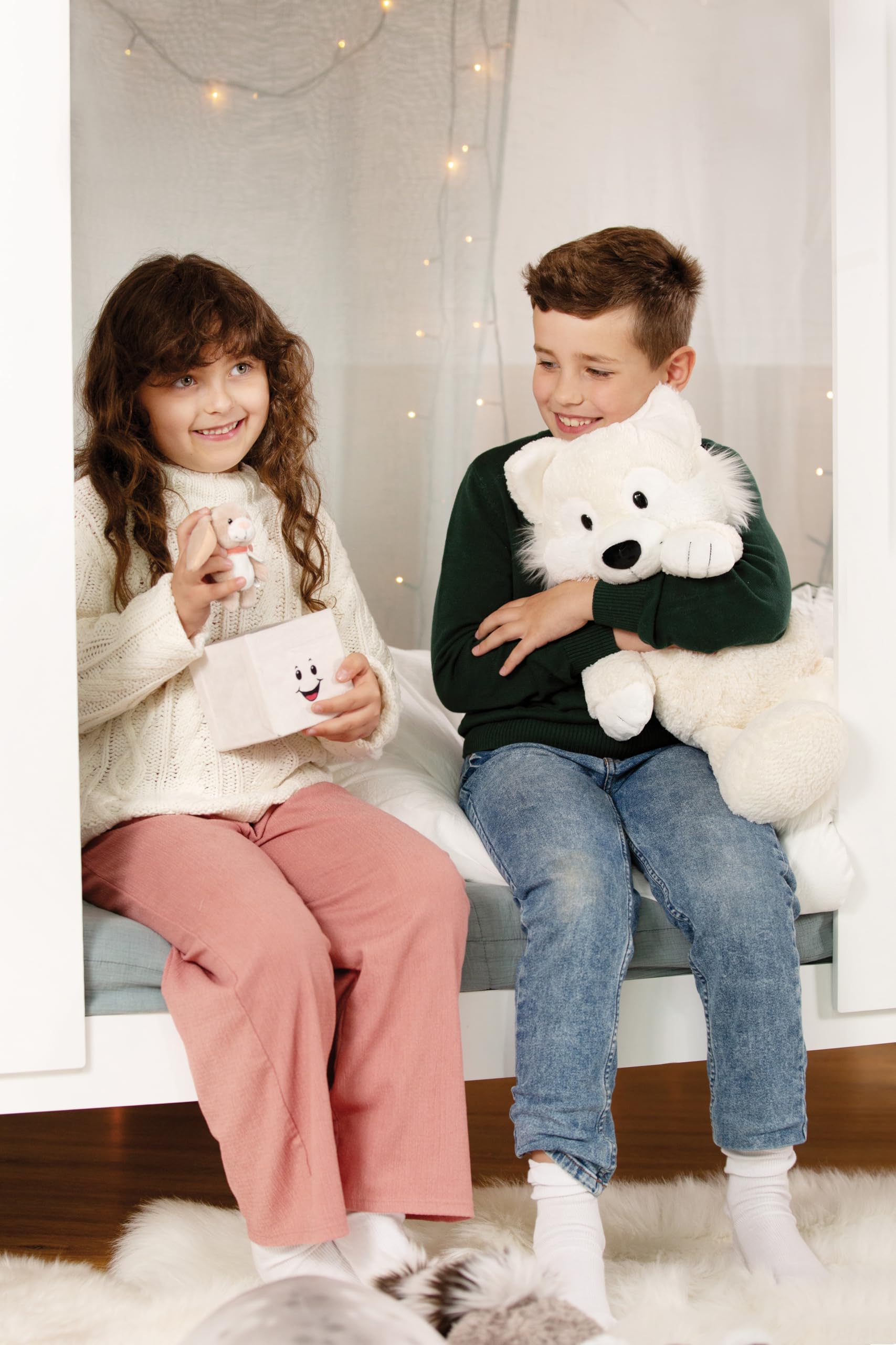 NICI Pudełko prezentowe Dreamy Winter 11×11×11 cm niebieskie – eleganckie pudełko na biżuterię lub drobiazgi, idealne na prezent dla kobiet i mężczyzn