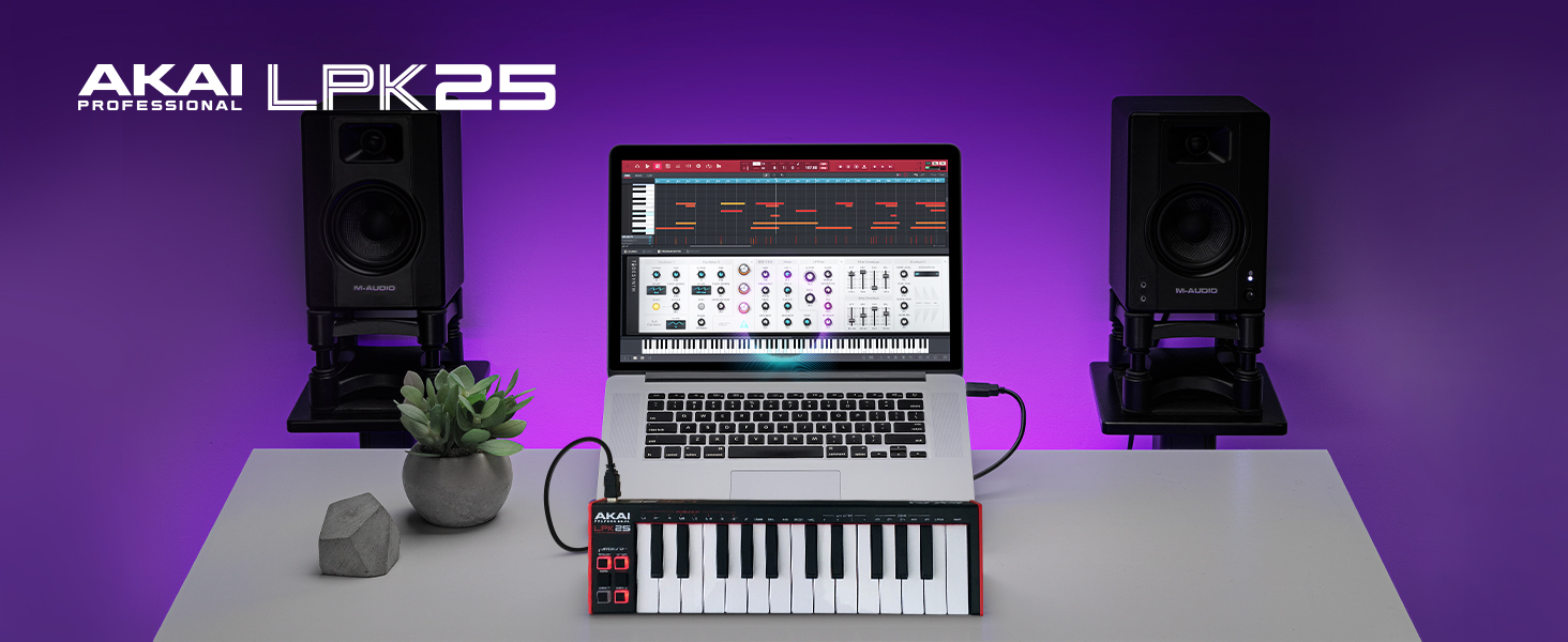 Amazon.co.jp: Akai Professional LPK25 25鍵 USB MIDIキーボード