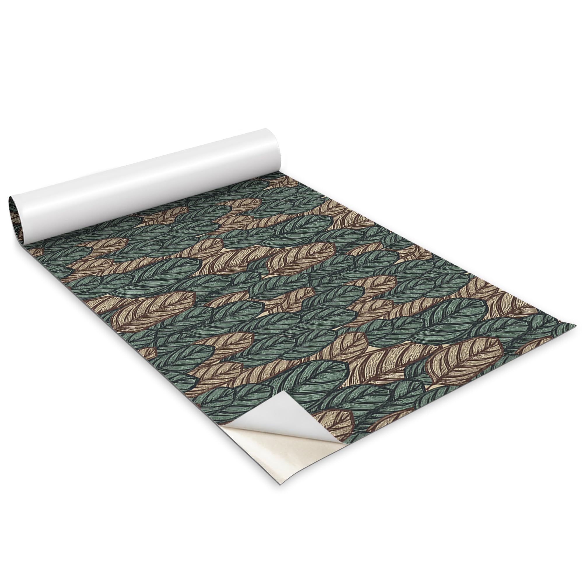 Papel pintado autoadhesivo boho 100x50 cm Wallfluent mate para muebles de cocina y dormitorio