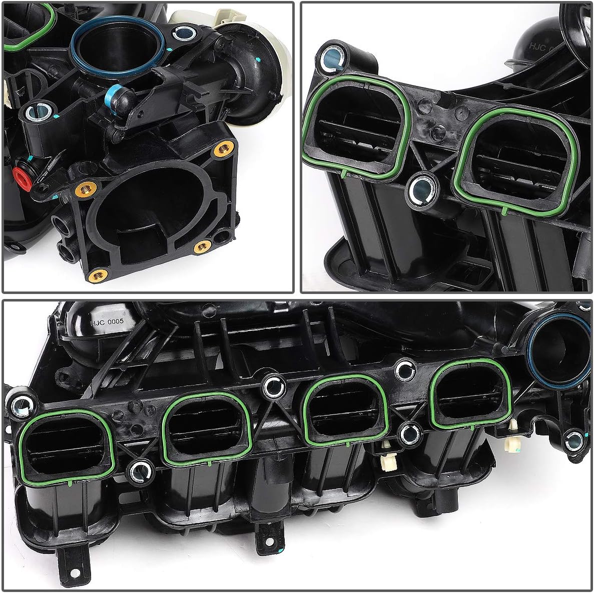 Auto Dynasty Intake Manifold Compatible with 2006-2012 Ford Focus Non US Model, 4M5G9424FT