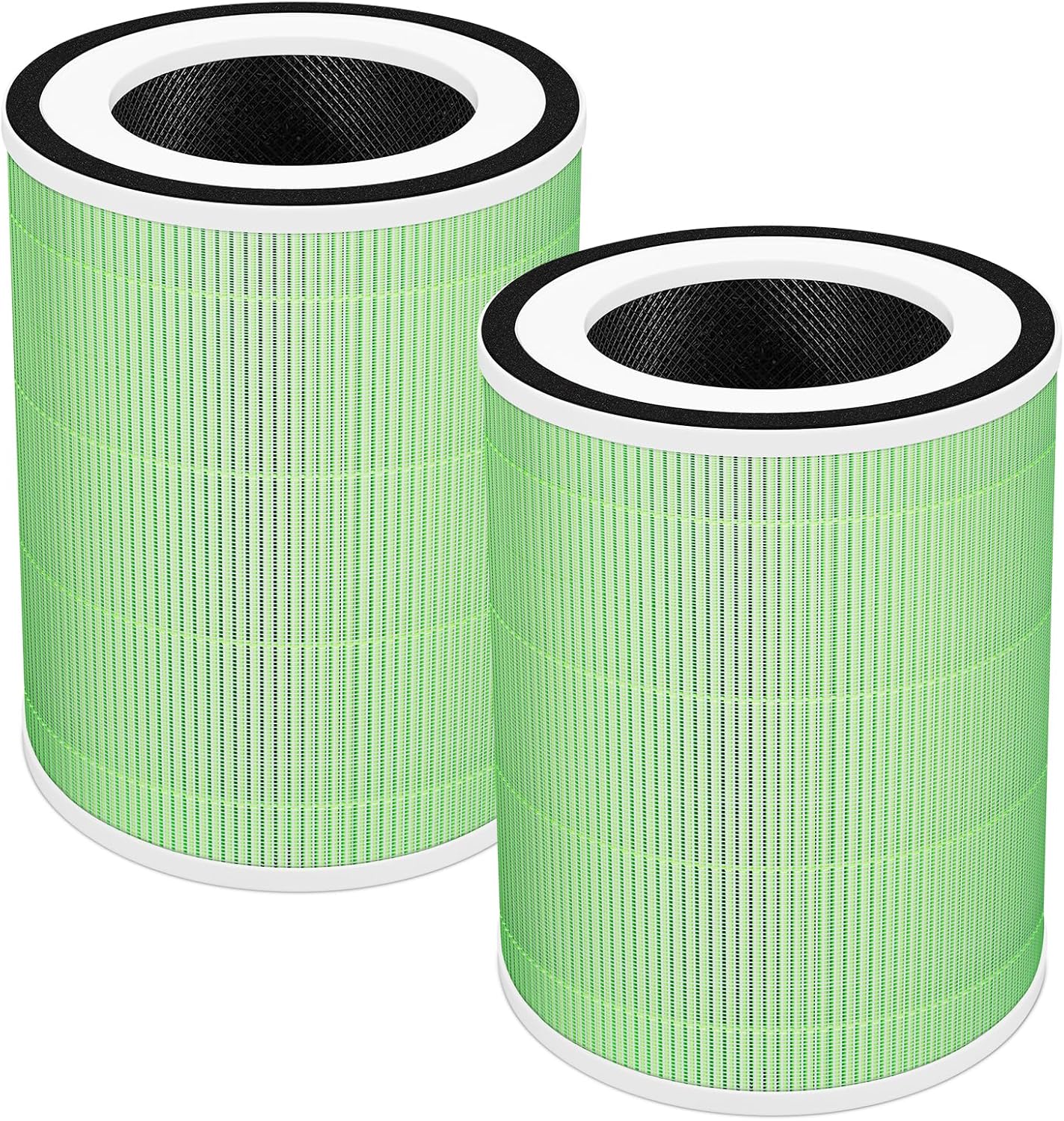 Kilo Pet Filter Replacement Compatible with Afloia Kilo, KILOPLUS, KILOPRO, MIRO, MIRO PRO and MORENTO MR-Kilo, 360° 4-Stage Filtration, 2 Pack, Green