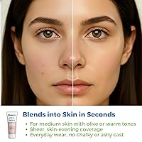 Vista 3 de Waxhead - Protector solar tintado para cara, protector solar, SPF tintado, protector solar de óxido de zinc, protector solar mineral, protector