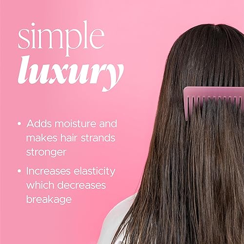 Miniatura 3 de Herbalosophy Juego de champú y acondicionador de queratina fórmula suavizante nutritiva e hidratante para cabello dañado y seco hidratación y