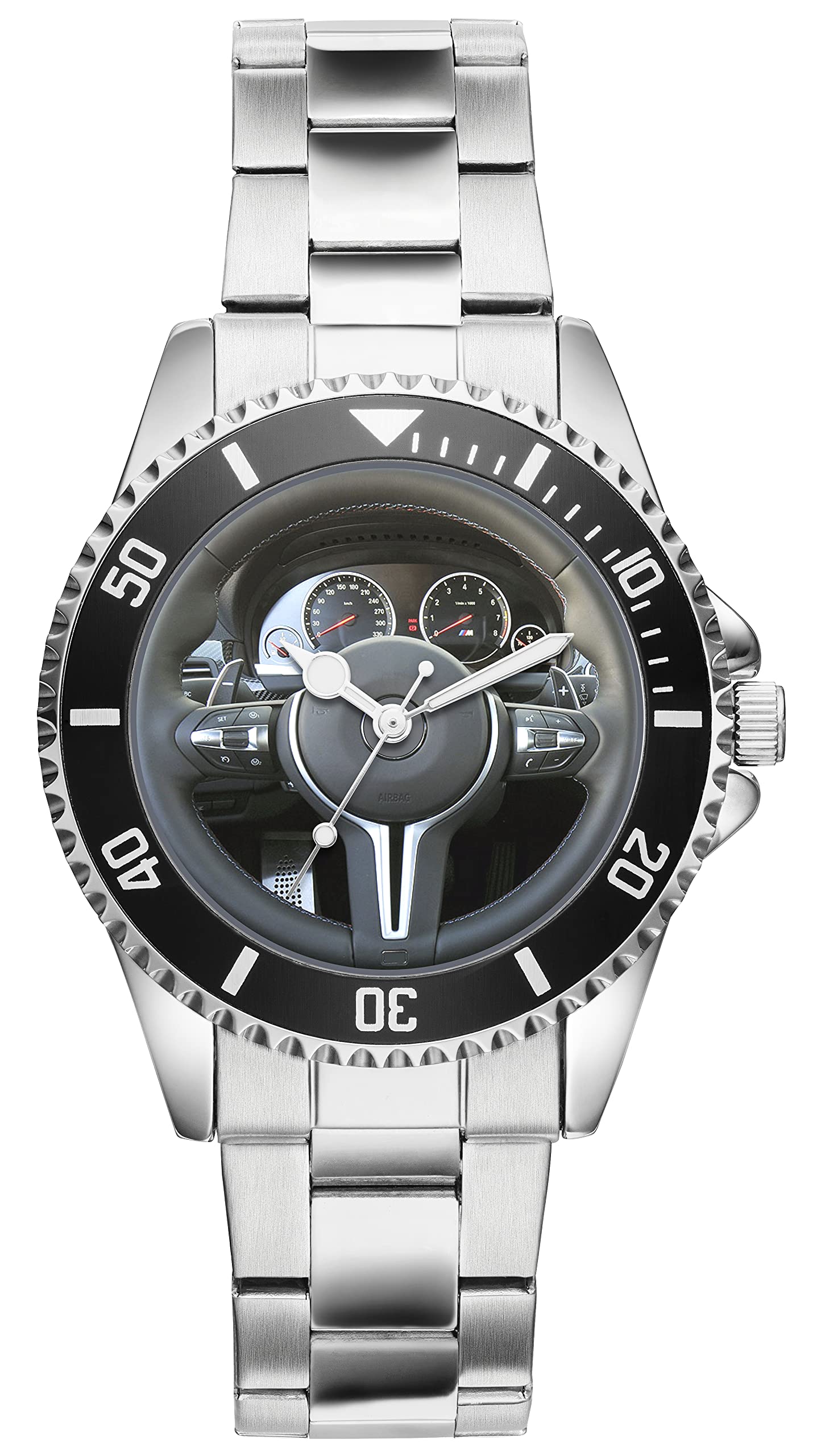KIESENBERG Orologio da uomo Regalo per BMW M6 Fan Cockpit Quarzo Analogico Orologio da polso 21020