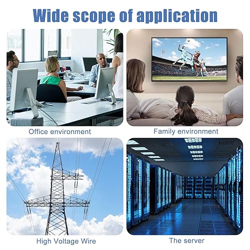 Miniatura 6 de EMF Medidores 5 luces detector de campo magnético portátil, detector de emf de caza fantasma para oficinahogarexterior (paquete de 2)