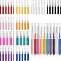 Vista 1 de 100 piezas de cepillos interdentales, herramientas de limpieza dental, palillos de dientes para higiene bucal, palillos de dientes, cabeza de hilo