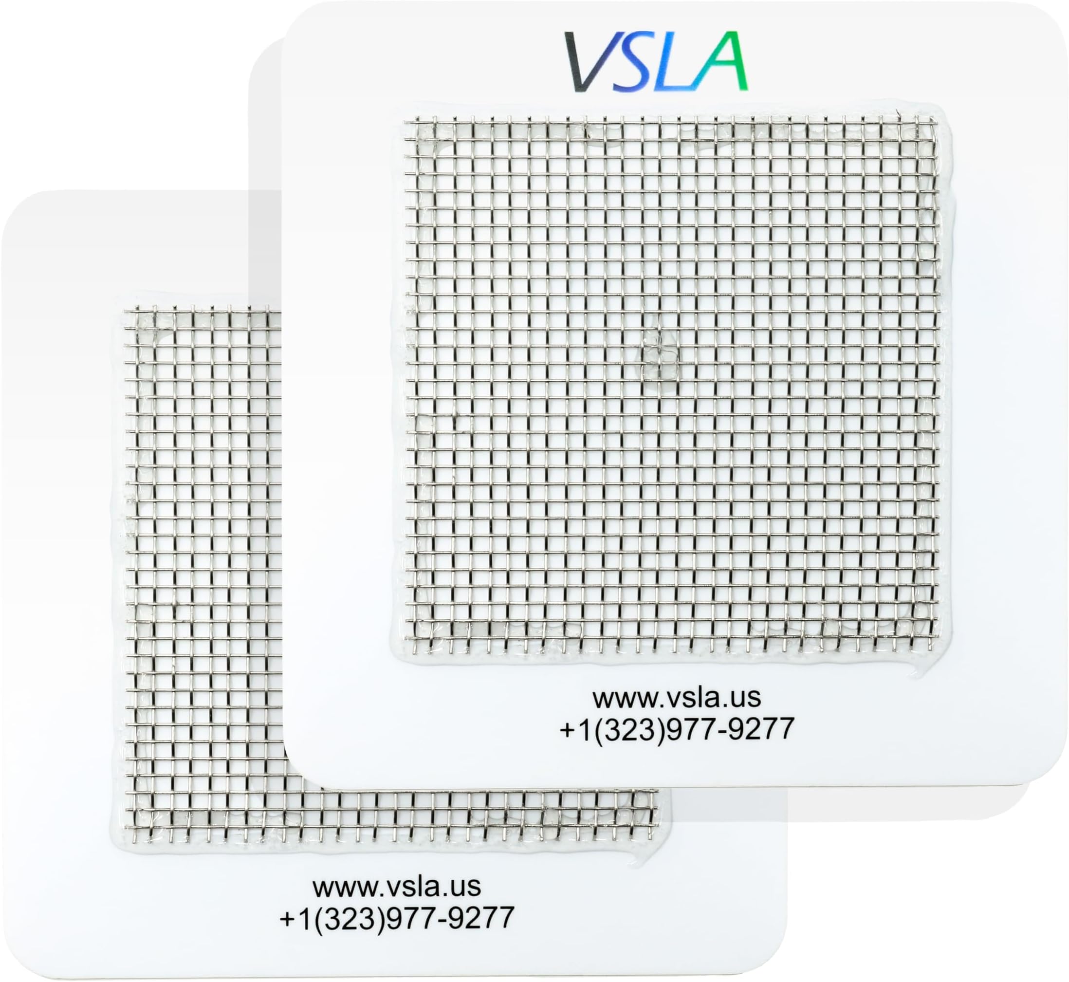 2 Ceramic Ozone Plates 4.5"x 4.5" for EcoQuest, Alpine, Lightning Air, Better Living, Healthy Living, Zen Living, Spring Air, and other air purifiers.