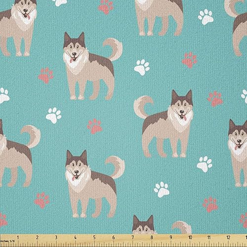 Miniatura 10 de Lunarable Tela suculenta de The Yard, flores en acuarela estilo pintura coloridas flores de primavera tema de jardinería, tela de microfibra