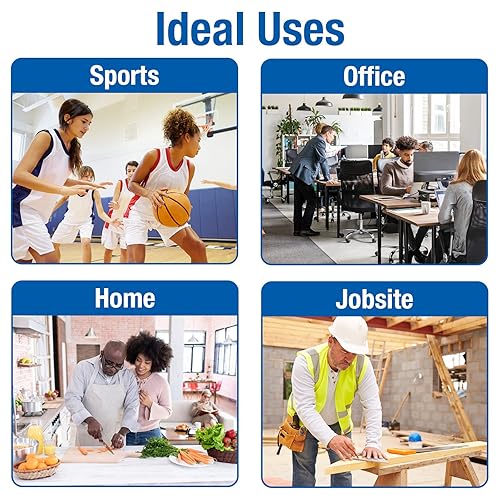 Miniatura 7 de First Aid Only 91268 QuickTreat - Kit de primeros auxilios de emergencia para el hogar, el trabajo y los viajes, 352 piezas