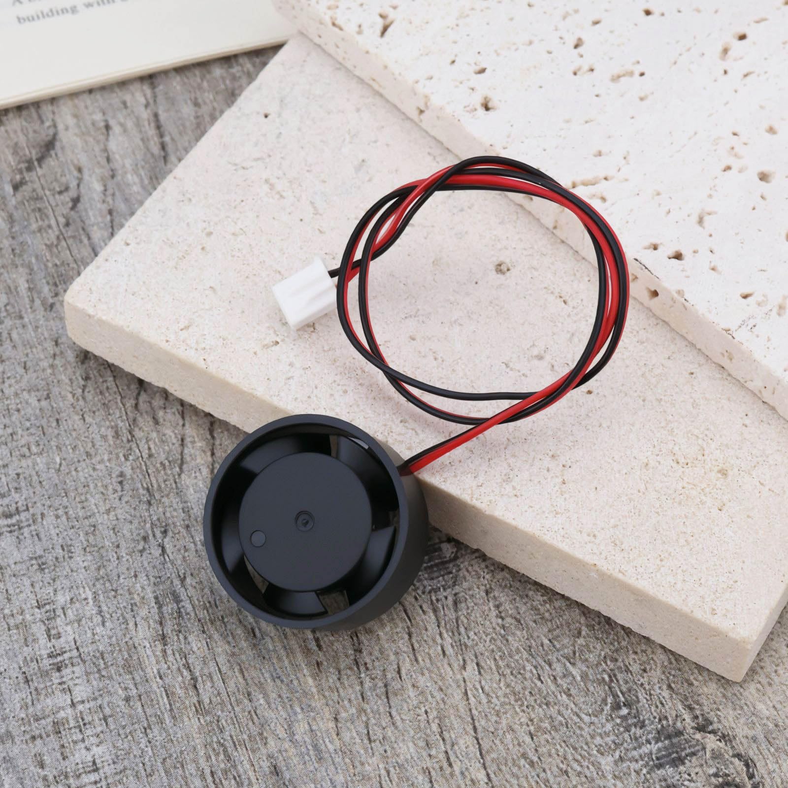 EMSea 4 mini ventole di raffreddamento senza spazzole 2510, 9 V-14,4 V, rotonde DC2510, silenziose, grandi ventole per computer portatili e console di gioco (25,7 x 10,1 mm)