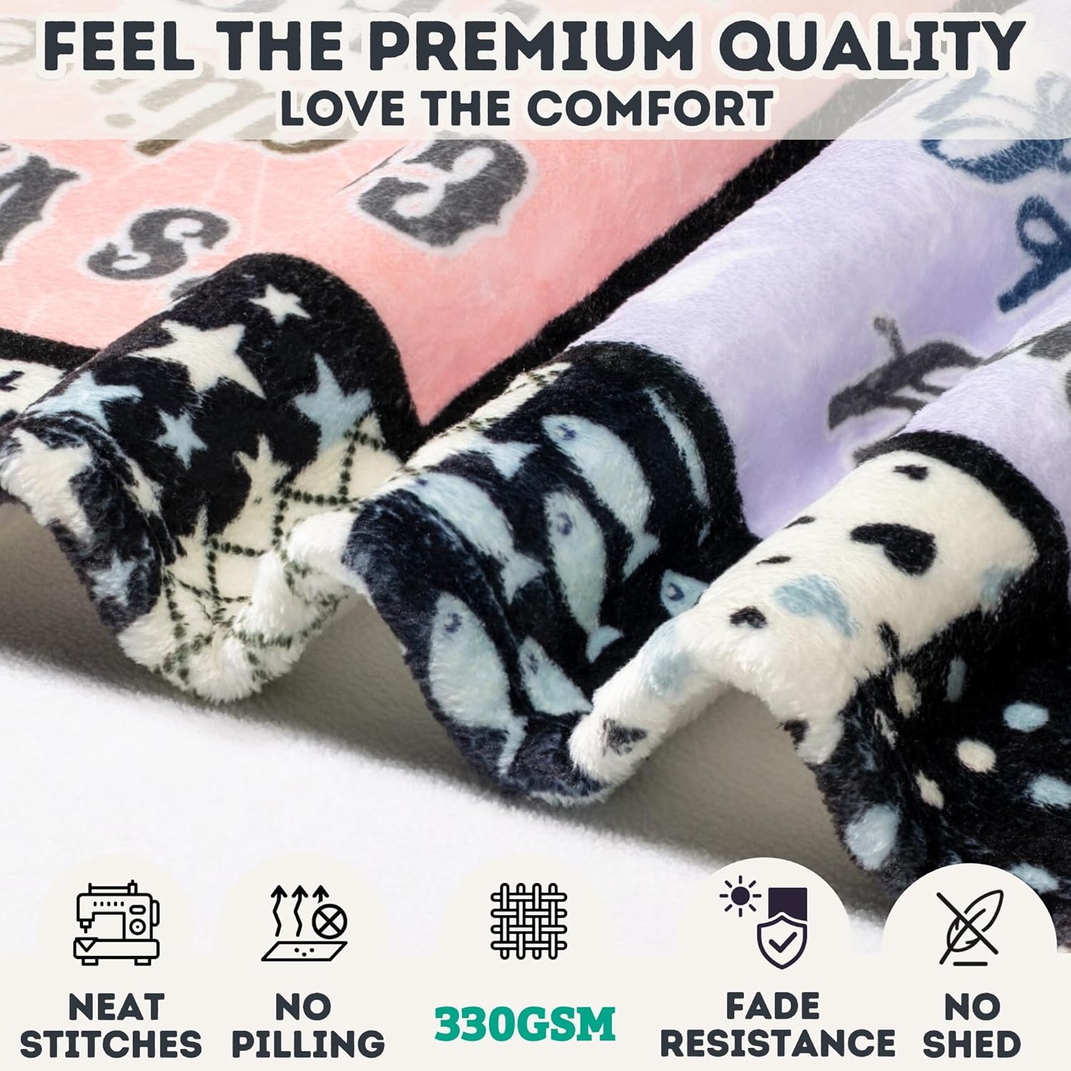 Christian Gifts for Women Blanket – Child of God – Baptism Gifts for Girl Daughter Granddaughter Goddaughter – Confirmation Christening Communion Birthday - Inspirational Catholic Prayer Throw 50"x60" - Image 7