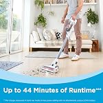 BLACK+DECKER POWERSERIES+ 20V MAX Cordless Stick Vacuum with LED Floor Lights, Lightweight, Multi-Surface (BHFEA520J) , Gray