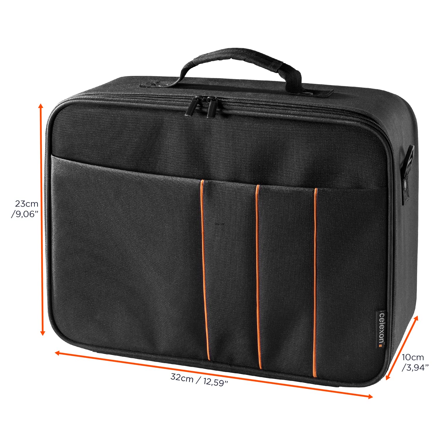 celexon Full HD Cámara de Documentos DK500 - Plug & Play y 10 Formas de agrandarlo Incluye la Funda de Transporte M - 32x23x10cm
