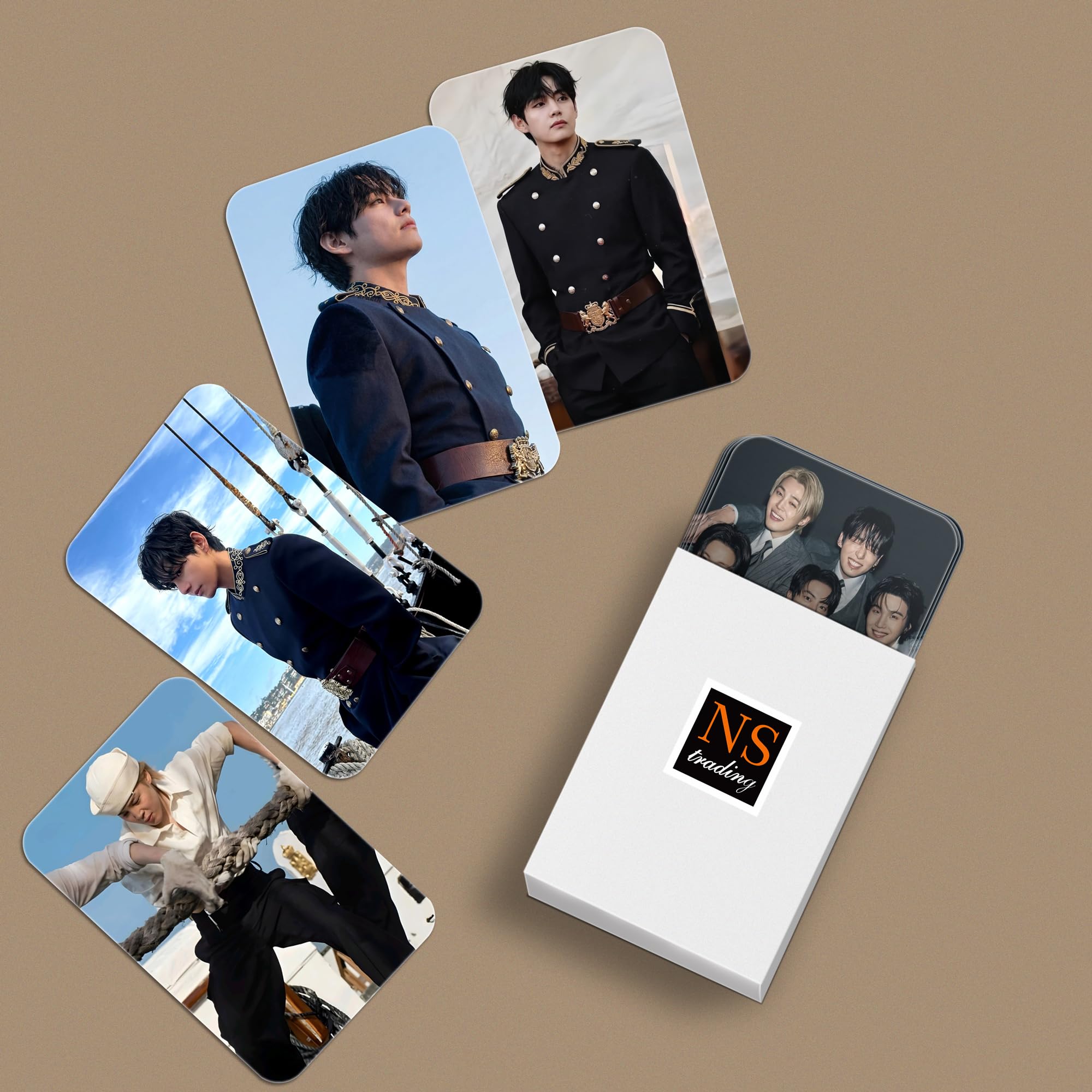 NS Trading B-T-S Swim Song Concept Double-Sided Printed Glossy Laminated Small Photocards (24+1 Freebie) 2