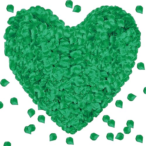 Vista 38 de 1000 pétalos de rosa artificiales, pétalos de rosa falsos para noches románticas, bodas, propuestas de decoración de flores de aniversario