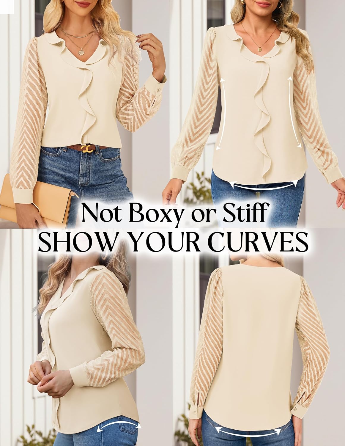 GRACE KARIN Womens Business Casual Tops,Work Office Outfits image 3