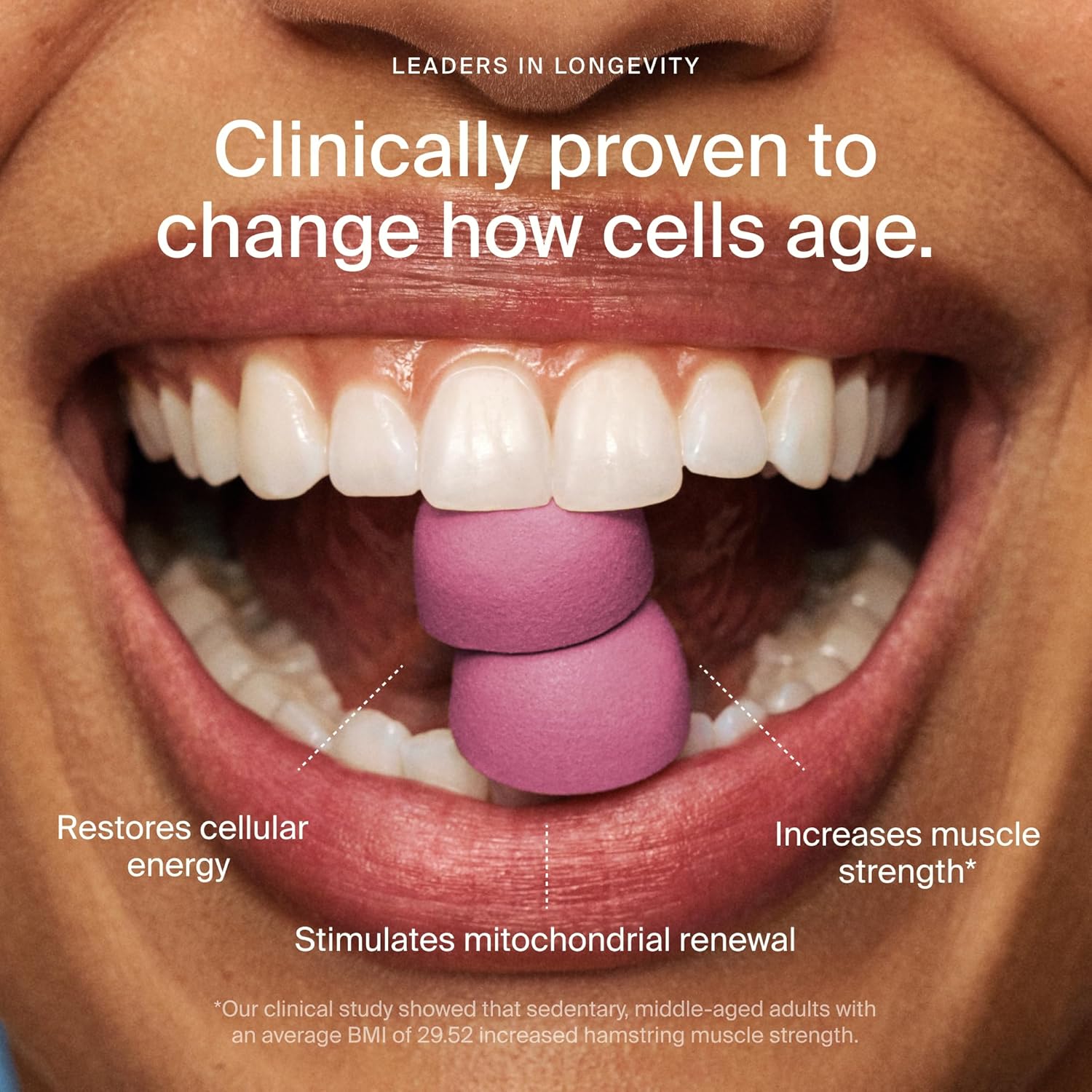 Timeline Mitopure Urolithin A Supplement Gummies - Clinically Proven Support for Healthy Aging and Cellular Renewal - Mitoceutical for Muscle Strength and Longevity - Image 2