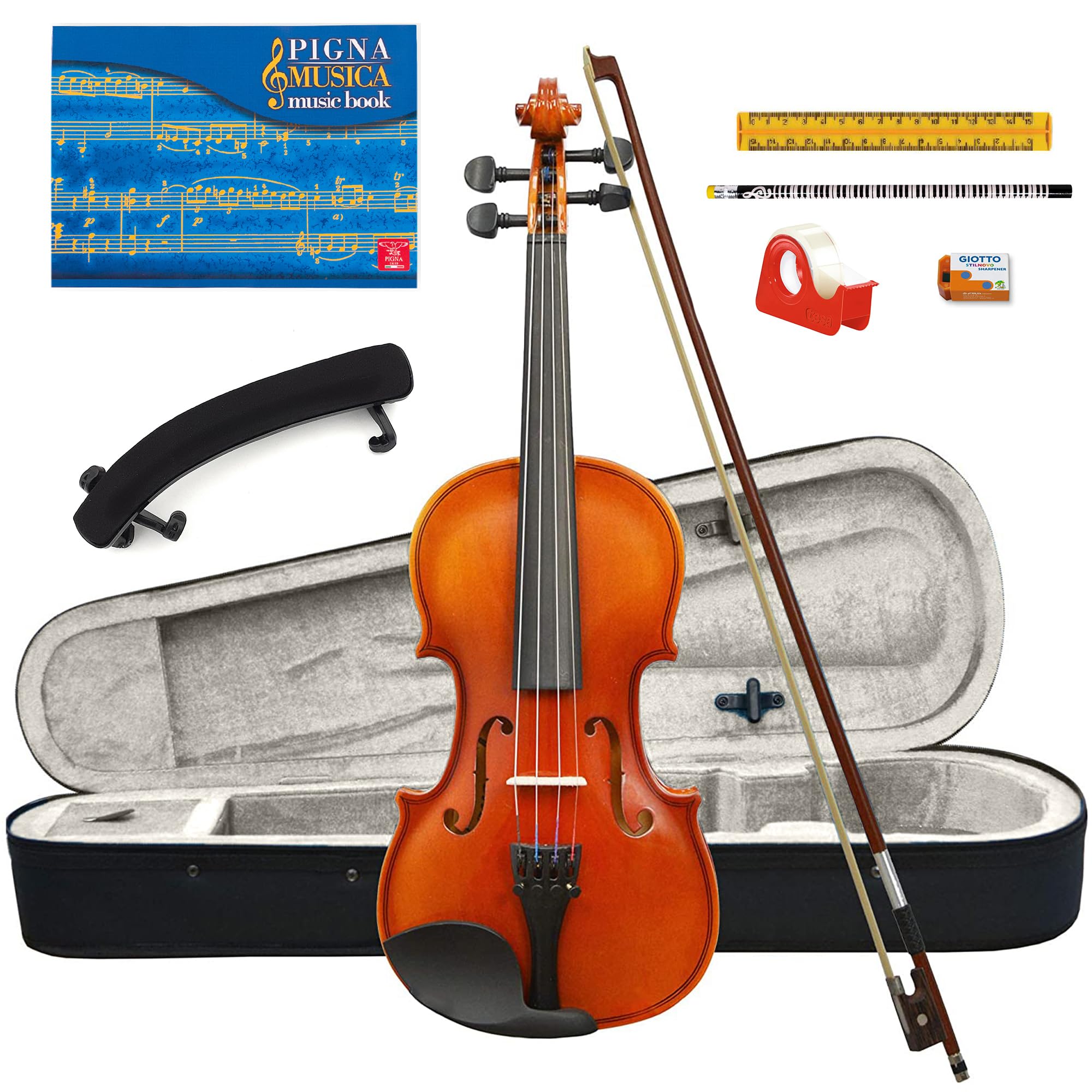 Violino 4/4 ffalstaff Laminato con Spalliera e Kit Cancelleria