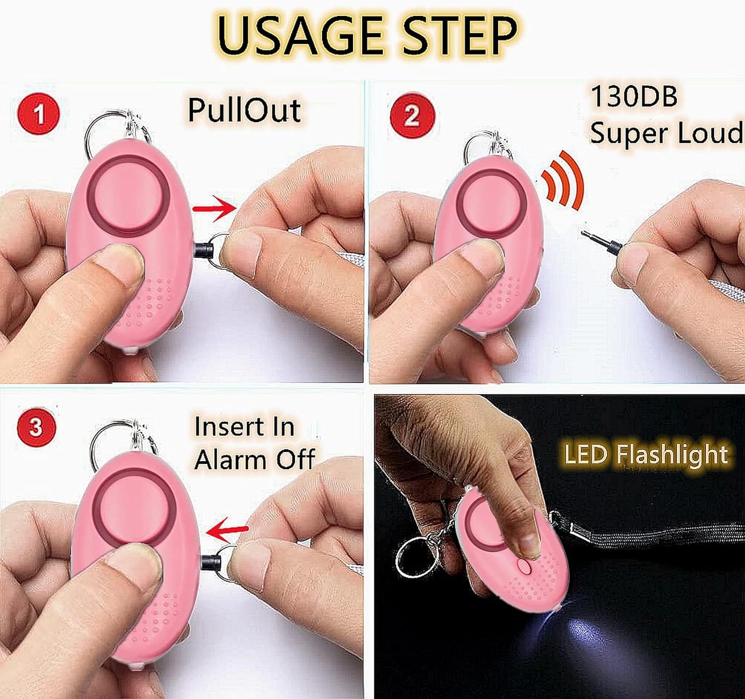 BATUMEYE Gift Keychain Set for Woman with Bottle Opener, Card Holder, Wristlet Strap, Whistle, Travel Bottle Holder - Image 4