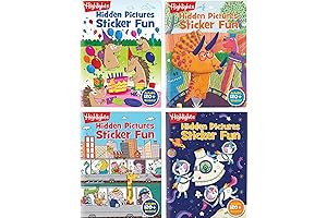Highlights Hidden Pictures Sticker Fun Sticker Books for Kids Ages 3-6