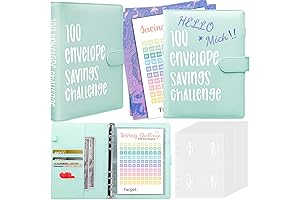 Cash Savings Envelopes Binder: Savings Goal Organizer and Budget Planner