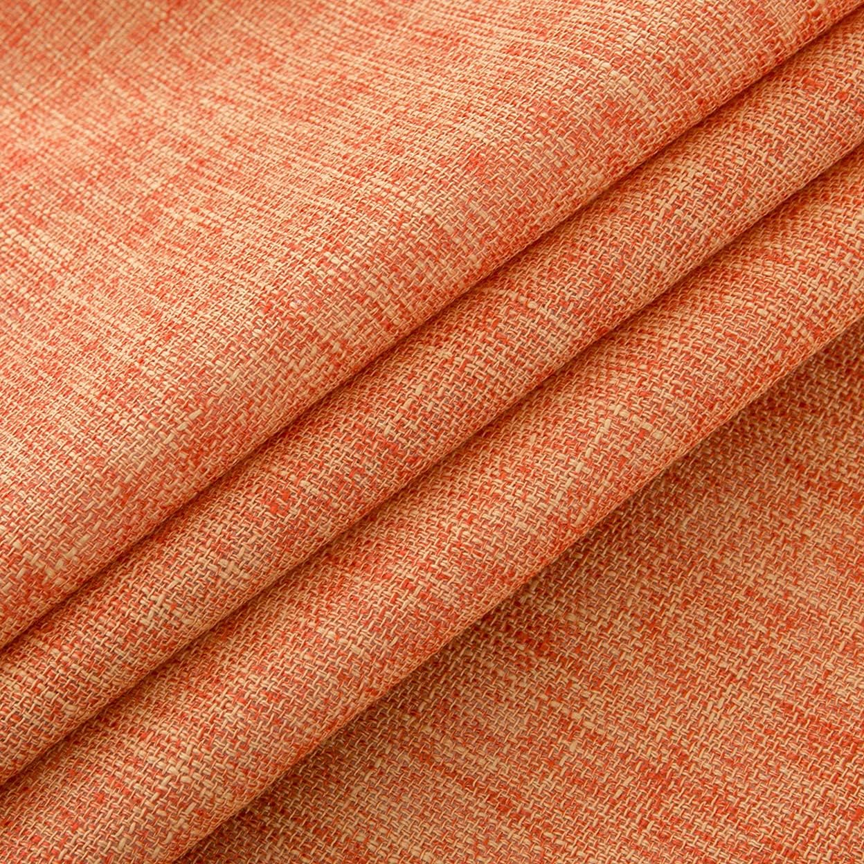 SPRICA Round Tablecloth, Cotton Linen Tassel Table Cover for Kitchen Dinner Table, Decorative Solid Color Table Desk Cover,Diameter 70", Orange Red : Home & Kitchen