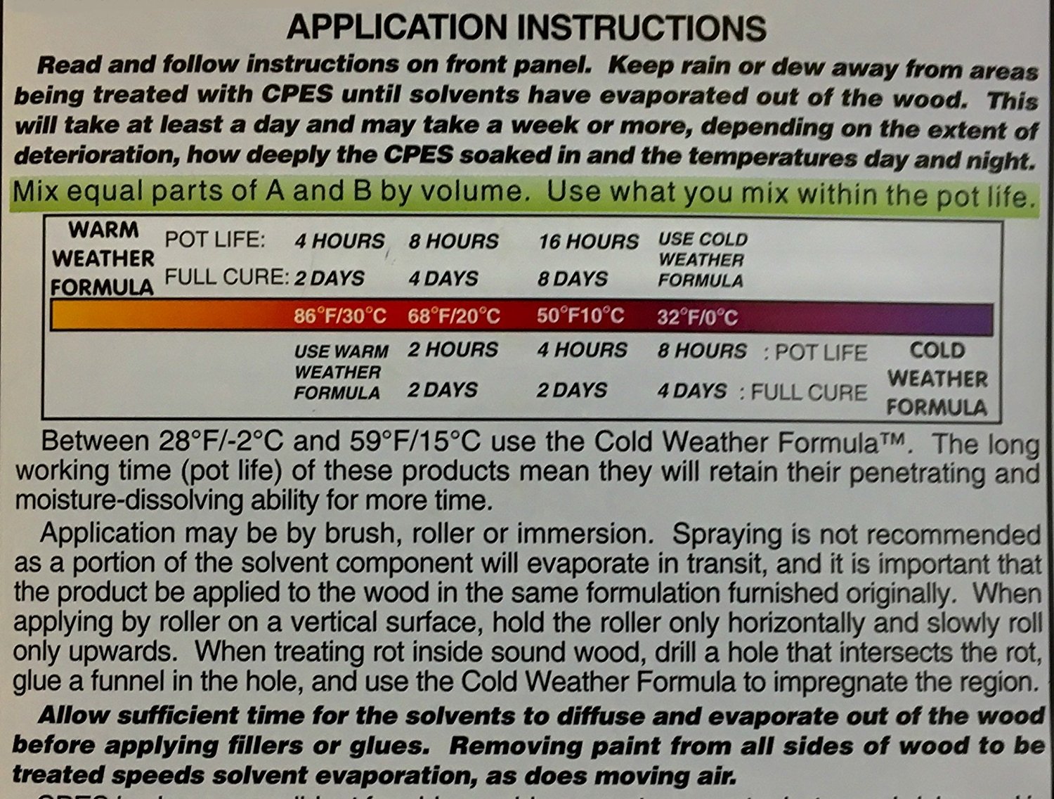 Smith's Original Clear Penetrating Epoxy Sealer™ [CPES™] 2 Gallon - Warm Weather Formula (WW)