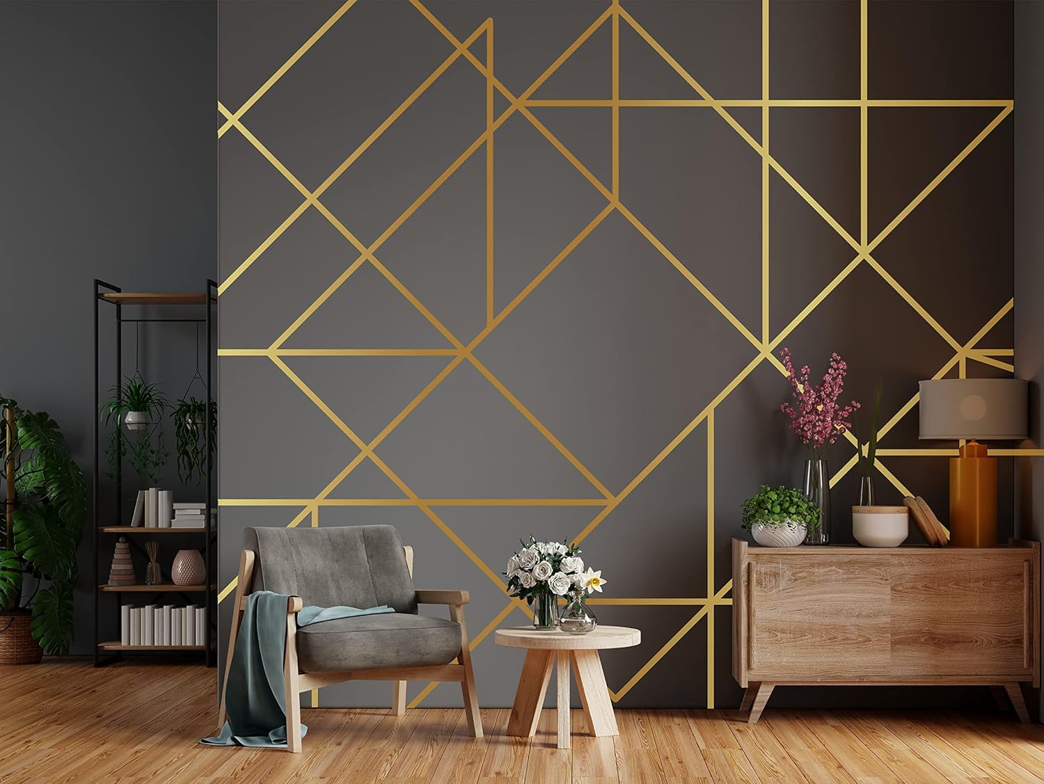 Geometric Line Wall Decals