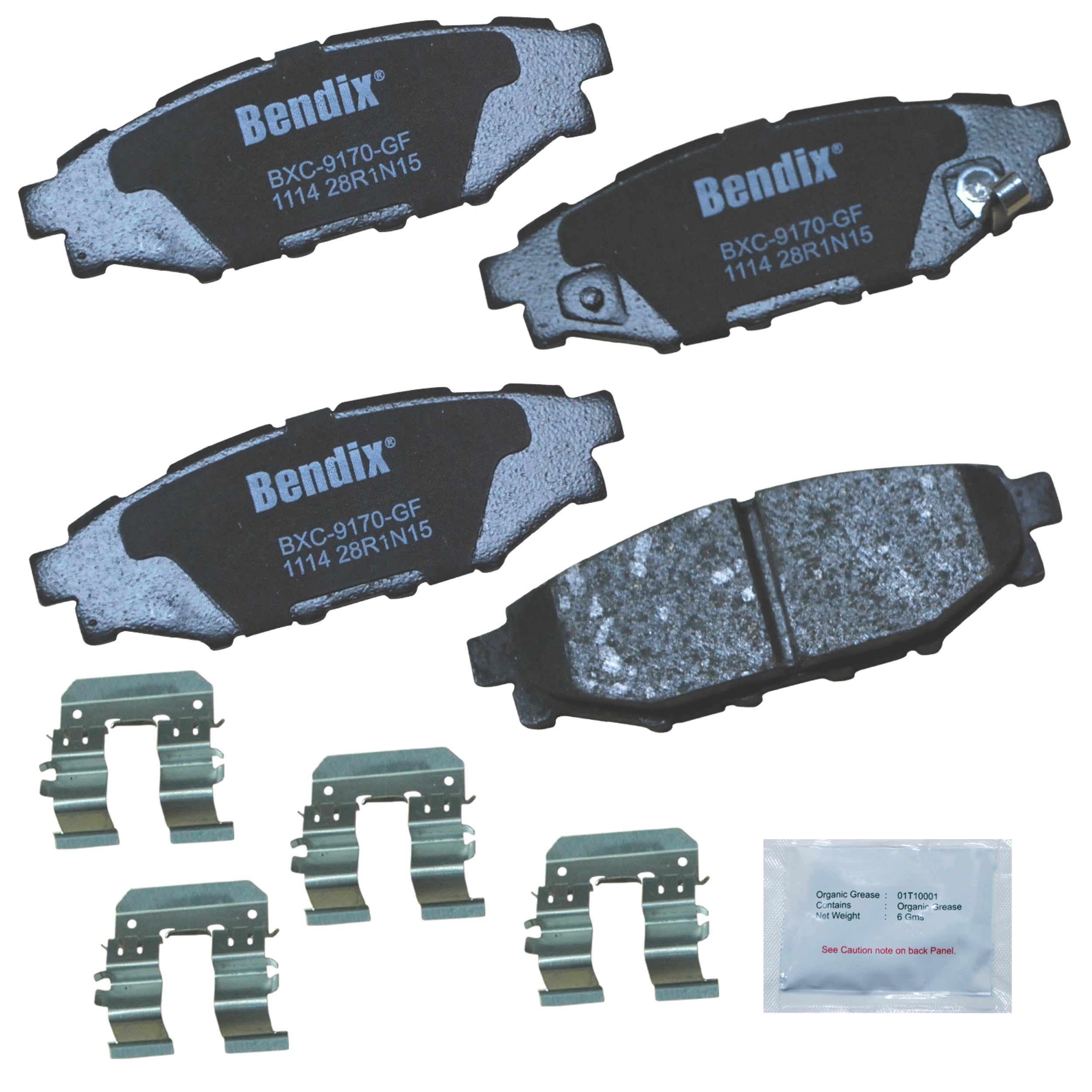 Amazon.com: Bendix Priority 1 CFC1114 Rear Brake Pads for Scion FR